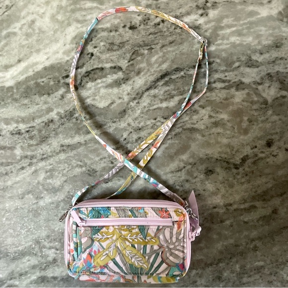 Vera Bradley all in one crossbody purse bag RFID protection 7”x4” - Picture 5 of 11